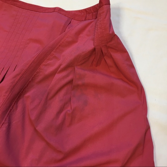 2000s Elevenses Anthropologie Pink Pleated Midi Skirt, 6 - Picture 10 of 14